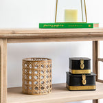 shelf accessories bundle trapezoid hurricane candleholder