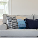 navy blue ombre couch pillow bundle