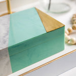 tabletop accessories geometric resin box
